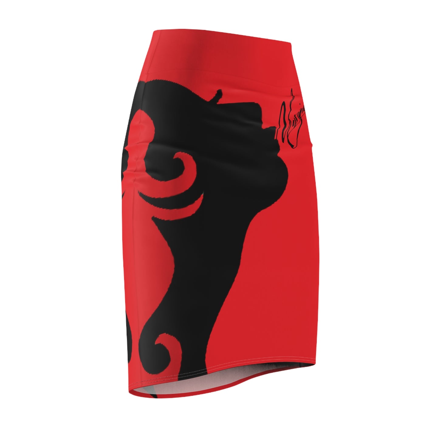 Marijuana Advocate (Pretty Woman) Pencil Skirt (AOP)