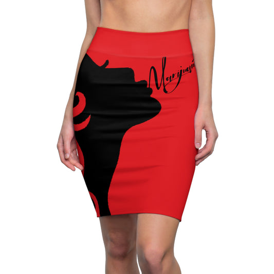 Marijuana Advocate (Pretty Woman) Pencil Skirt (AOP)